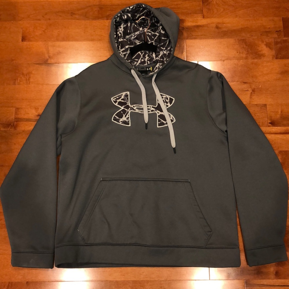 Under Armour Grey Hoodie - Mens